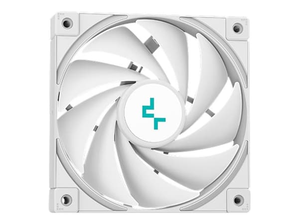 DeepCool LT520 WH, All-in-one-nesteenjäähdytin, 12 cm, 85,85 cfm, Valkoinen