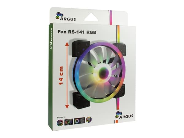 Argus RS-141 RGB - Kabinettvifte - 140 mm