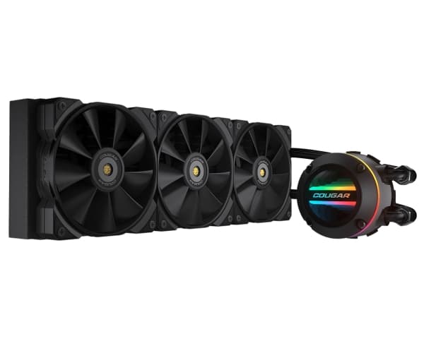 COUGAR Gaming POSEIDON-GT 360, Vätskekylningskit, 12 cm, Svart Svart