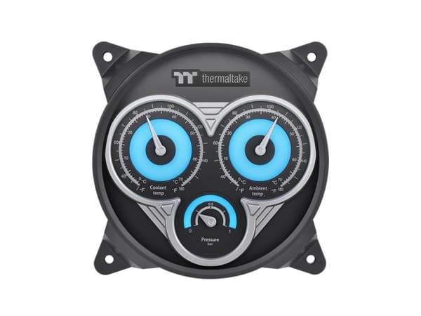 Thermaltake Pacific TF3, Vifte, 12 cm, Grå Grå