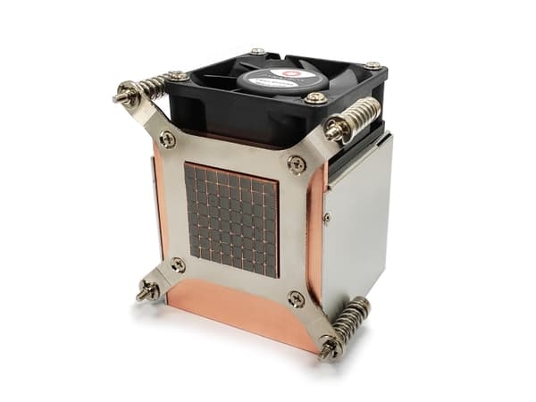 Dynatron K650, Luftkjøler, 6 cm, 1400 RPM, 7000 RPM, Aluminium, Sort, Kobber