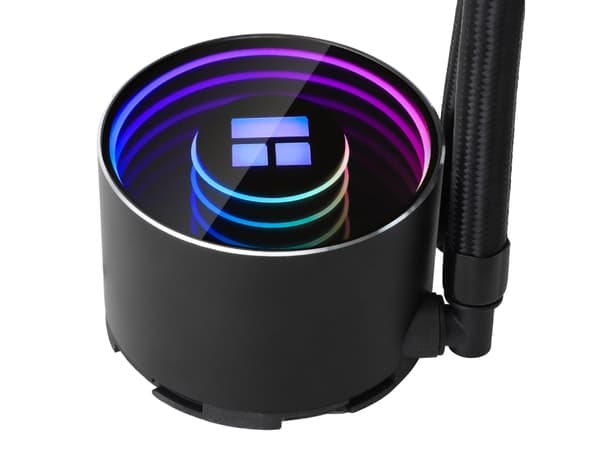 Thermalright Frozen Notte 240 BLACK ARGB, Vätskekylningskit, 12 cm, Svart