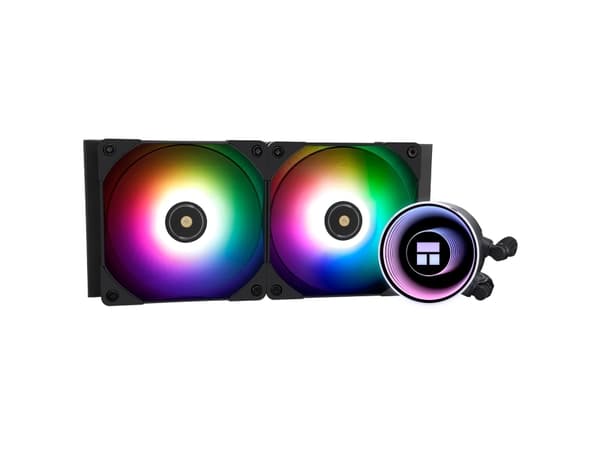 Thermalright Frozen Notte 240 BLACK ARGB, Vätskekylningskit, 12 cm, Svart