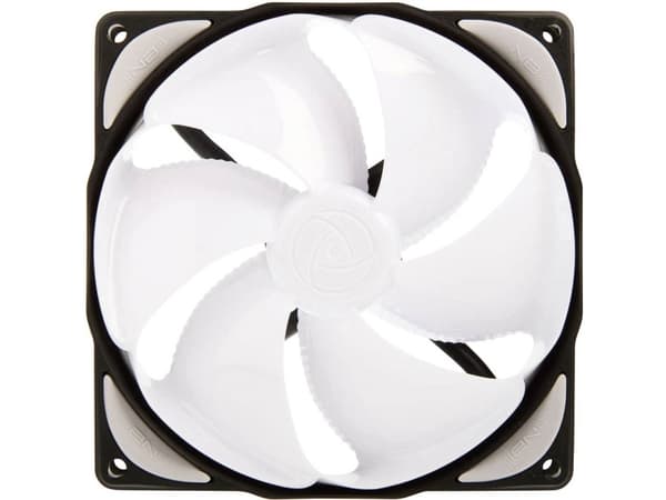 Noiseblocker eLoop B12-1, Vifte, 12 cm, 800 RPM, 7,83 dB, 57,3 m³/t, Hvit