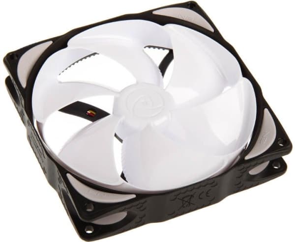Noiseblocker eLoop B12-4, Vifte, 12 cm, 2400 RPM, 34,3 dB, 150,3 m³/t, Hvit