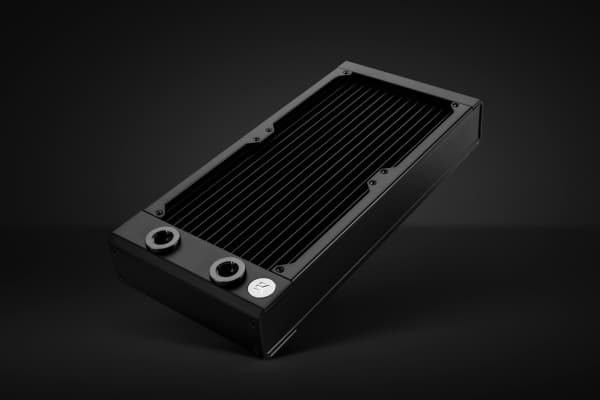 EK Water Blocks 3831109892053, Radiator, Aluminium, Messing, Kopper, Rustfritt stål, Sort, 1/4", 1 stang, 130 mm