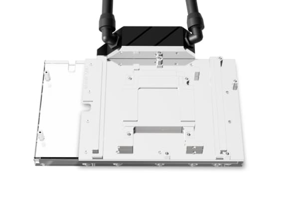 Alphacool Eiswolf 2 AIO, All-in-one-nesteenjäähdytin, 12 cm, 119,8 m³/h, Musta, Läpinäkyvä