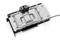 Miniatyrbilde 3 av 5: Alphacool 13481, Vannblokk + Bakplate, Akryl, Aluminium, Kromfarget, Kobber (Cu), Kromfarget, Gjennomsiktig, Sort, 3-Pin JST, 1/4", Grafikkort