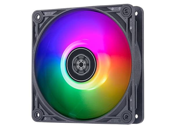 Silverstone VISTA 120 ARGB, vifte, 12cm, 2000rpm, 30,6dB, 66cfm, svart Sort