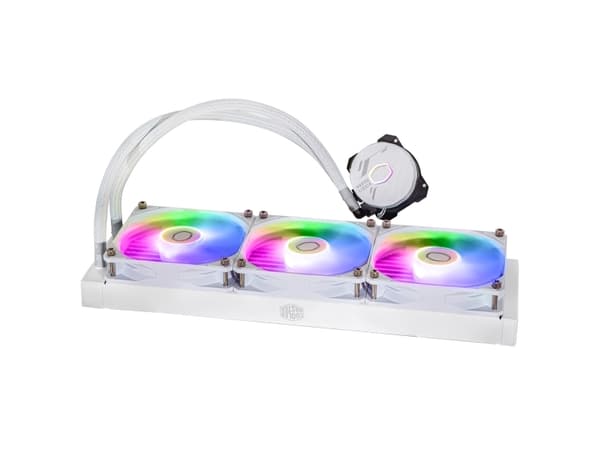 Cooler Master MasterLiquid 360L Core ARGB - White Edition - kylsystem med vätska till processorn - Elementstorlek: 360 mm - (för: LGA1151, LGA1150, L
