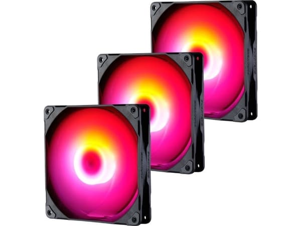 Phanteks PH-F140M25 - Kabinettvifte - 140 mm - svart (en pakke 3)