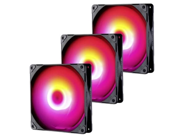 Phanteks PH-F140M25 - Kabinettvifte - 140 mm - svart (en pakke 3)