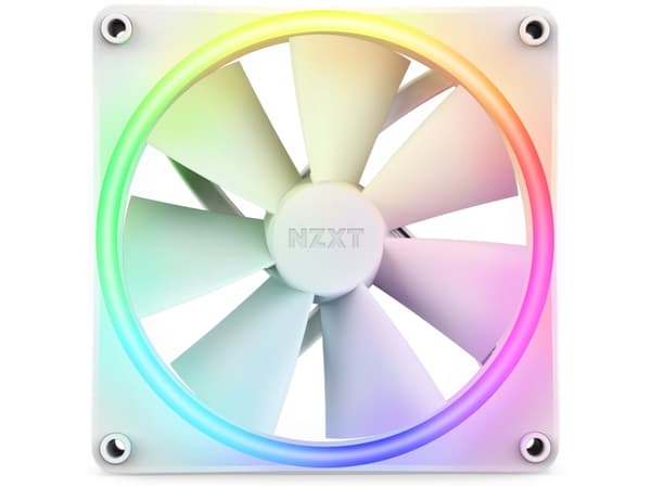 NZXT F120 RGB DUO hvit | 120 mm vifte