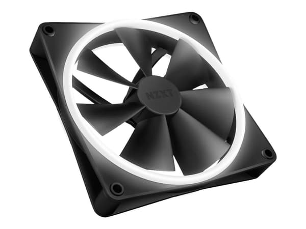 NZXT F Series F140 RGB DUO - Kabinettvifte - 140 mm - svart Svart