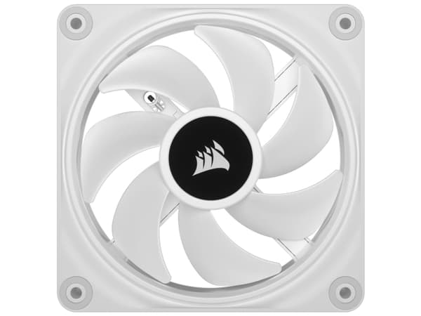 CORSAIR iCUE LINK QX120 RGB - Kabinettvifte - med temperatursensor - 120 mm - hvit (en pakke 3)