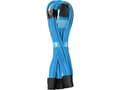Miniatyrbilde 2 av 2: CableMod PRO ModMesh - Strømkabel - 12VHPWR (hann) til 8-pins PCIe-strøm (hunn) - 45 cm - StealthSense cable extension - lys blå