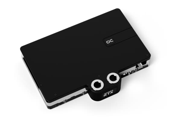 Alphacool 13439, Vannblokk + Bakplate, Akryl, Aluminium, Kromfarget, Kobber (Cu), Sort, Kromfarget, Gjennomsiktig, 3-Pin JST, 1/4", Grafikkort