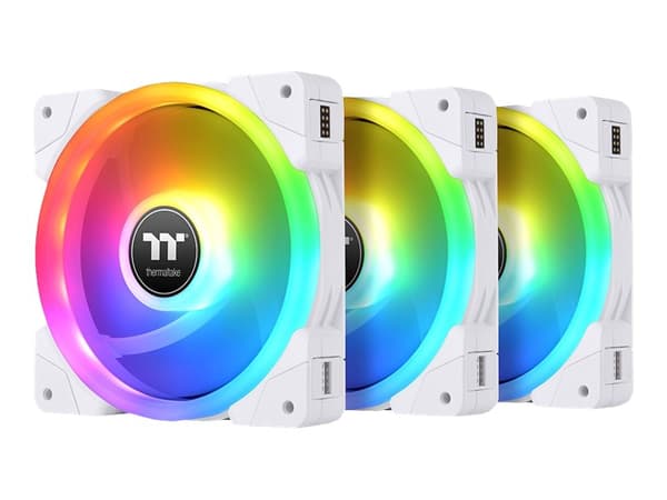 Thermaltake SWAFAN EX14 ARGB - Premium Edition - lådfläkt - 140 mm - vit (paket om 3) Vit