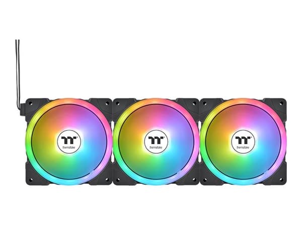 Thermaltake SWAFAN EX12 ARGB - Premium Edition - kabinettvifte - 120 mm - svart (en pakke 3)