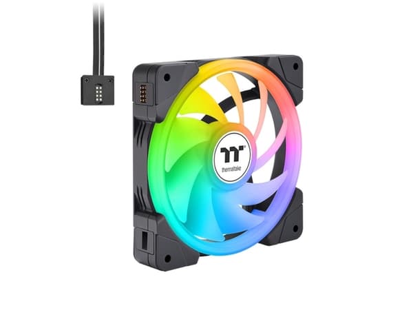 Thermaltake SWAFAN EX14 ARGB - Premium Edition - lådfläkt - 140 mm - svart (paket om 3)