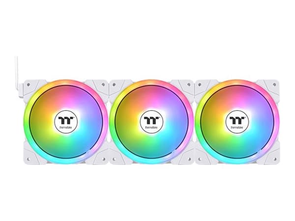 Thermaltake SWAFAN EX12 ARGB - Premium Edition - kabinettvifte - 120 mm - hvit (en pakke 3) Hvit