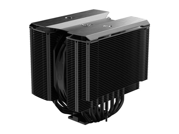 Cooler Master MasterAir MA824 STEALTH - Prosessorkjøler - (for: LGA1156, LGA1155, LGA1150, LGA1151, AM4, LGA1200, LGA1700, AM5) - aluminium med kobbe