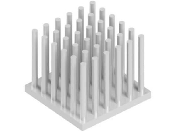 Fischer Elektronik 10127690 ICKS 22 x 22 18,5 Stiftkølelegeme (L x B x H) 22 x 22 x 18.5 mm