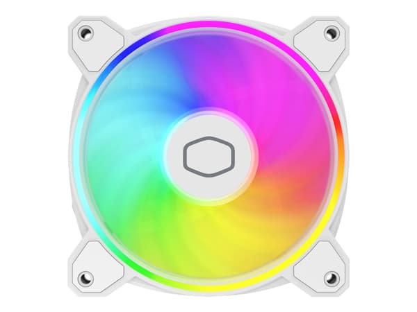 Cooler Master MasterFan MF120 HALO² - White Edition - kabinettvifte - 120 mm - hvit