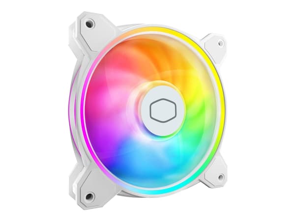 Cooler Master MasterFan MF120 HALO² - White Edition - kabinettvifte - 120 mm - hvit Hvit