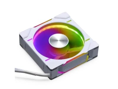 Phanteks PH-F120D30 - Kabinettvifte - revers - 120 mm - hvit (en pakke 3)