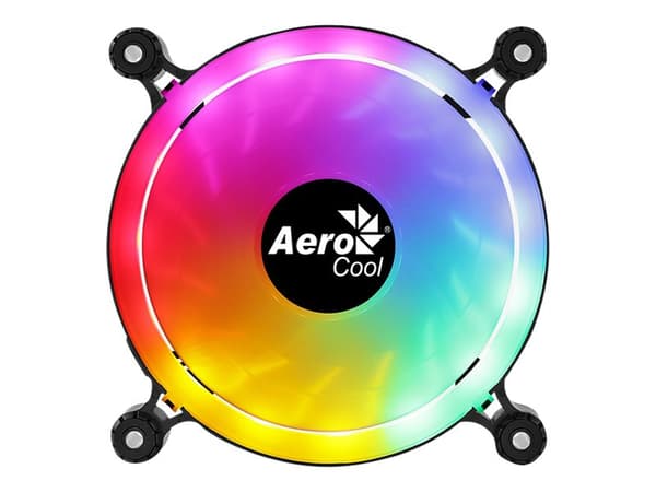 AeroCool Spectro 12 FRGB - Kabinettvifte - 120 mm Sort, Translucent