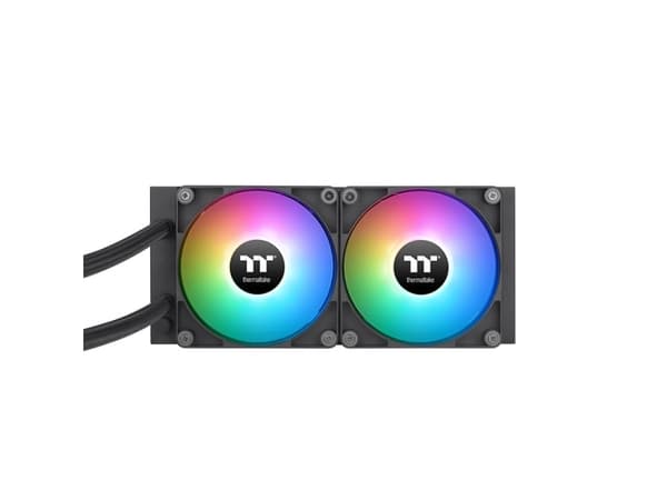 Thermaltake TH240 V2 Ultra, All-in-one-nesteenjäähdytin, 12 cm, 1500 RPM, 3000 RPM, 57,05 cfm, Musta