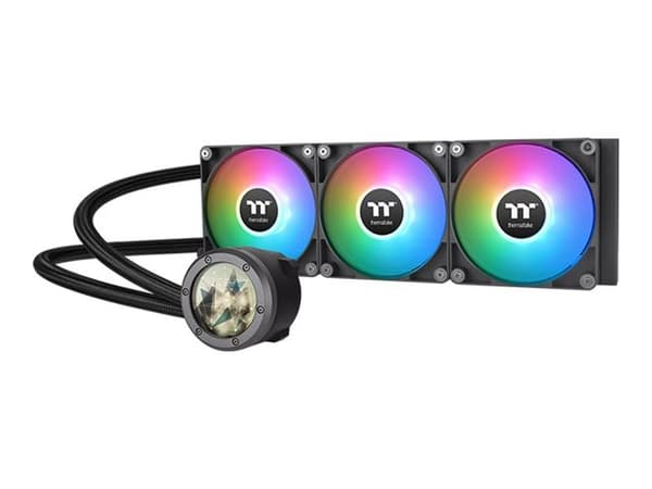 Thermaltake TH360 V2 Ultra ARGB Sync - Processorkylare - med LCD-display - (för: LGA1156, AM2, AM2+, AM3, LGA1155, AM3+, LGA2011, FM1, FM2, LGA1150, Svart