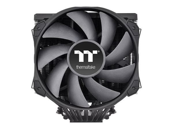 Thermaltake TOUGHAIR 710, Ilmanjäähdytin, 14 cm, 500 RPM, 1400 RPM, 81,96 cfm, Musta musta
