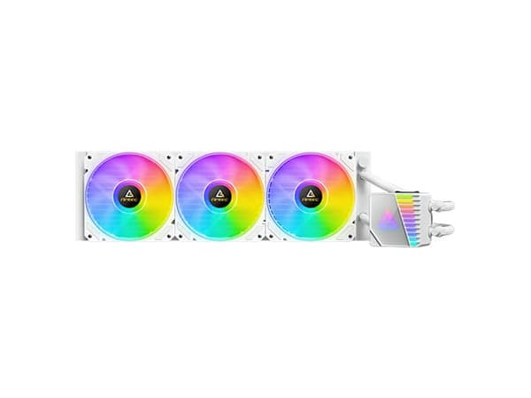 Antec Symphony 360, All-in-one liquid cooler, 12 cm, 72 cfm, Hvit
