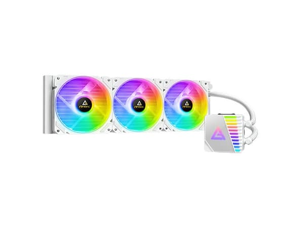 Antec Symphony 360, All-in-one liquid cooler, 12 cm, 72 cfm, Hvit Hvit