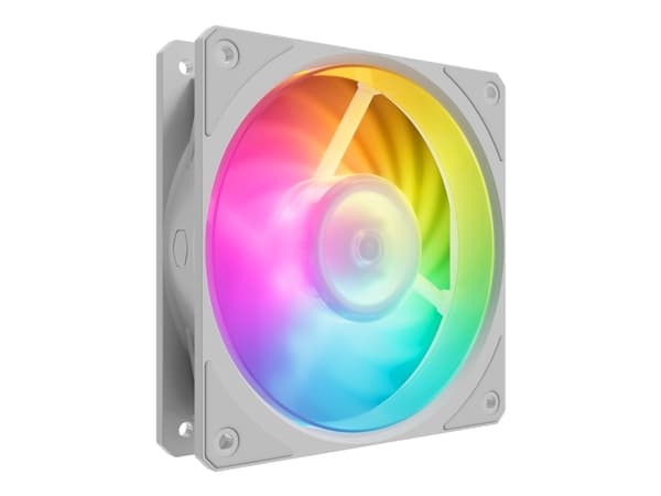 Cooler Master Mobius 120P ARGB - Kabinettvifte - 120 mm - hvit