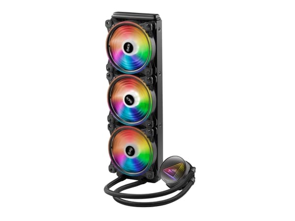 XPG LEVANTE X 360, Væskekjølesett, 12 cm, 600 RPM, 2000 RPM, Sort