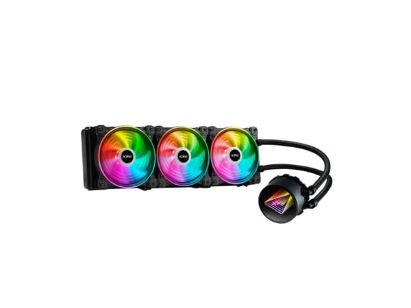 XPG LEVANTE X 360, Væskekjølesett, 12 cm, 600 RPM, 2000 RPM, Sort Sort