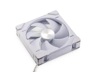 Phanteks D30 PWM Regular Airflow D-RGB -tuuletin - 140mm valkoinen - Tehokas PWM-tuuletin valkoisena - 30 mm syvyys ja pidennetyt tuulettimen lavat -