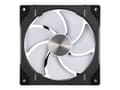 Pikkukuva 1 / 5: Phanteks D30 PWM Reverse Airflow D-RGB tuuletin 3-pack - 140mm musta - Tehokas PWM-tuuletin mustana 3-packissa - 30 mm syvyys ja pidennetyt tuulettim