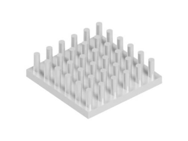 Fischer Elektronik ICKS 22 x 22 x 6,5 Pin kylfläns (L x B x H) 22 x 22 x 22 x 6,5 mm