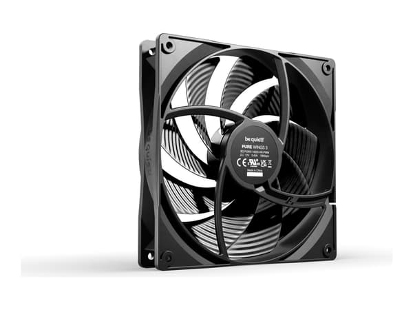 be quiet! Pure Wings 3 - High Speed - kabinettvifte - 140 mm - svart