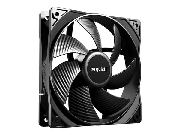 be quiet! Pure Wings 3 - Kabinettvifte - 120 mm - svart Sort