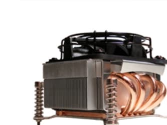 Dynatron Inter-Tech G-555 - Prosessor luftkjøler - (for: LGA1366) - Aluminium med kobberbase - 77 mm - 2U (88885064)