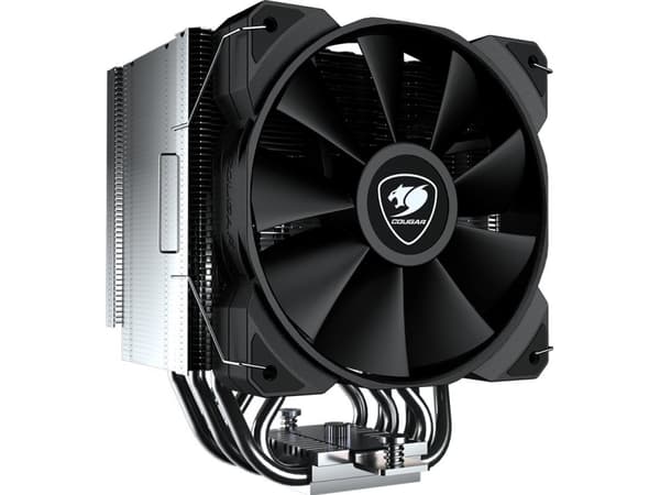 COUGAR Gaming CGR-FZAE85, Kjøleribbe/Radiator, 12 cm, 143,53 m³/t, Sort Sort