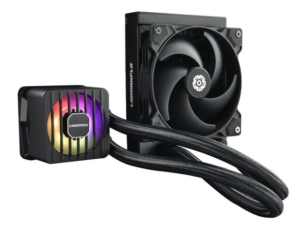 Enermax LIQMAXFLO SR ELC-LMF120-SF - Kylsystem med vätska till processorn - ARGB - Elementstorlek: 120 mm - (för: LGA115x Socket, LGA1200, LGA1366, L