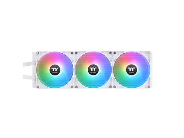 Thermaltake TH420 V2 ARGB Sync - Snow Edition - kylsystem med vätska till processorn - Elementstorlek: 420 mm - (för: LGA1156, AM2, AM2+, AM3, LGA115