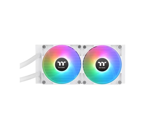 Thermaltake TH240 ARGB Sync V2 - Snow Edition - væskekjølesystem for prosessor - Radiatorstørrelse: 240 mm - (for: LGA1700, LGA1200, LGA1156, LGA1155