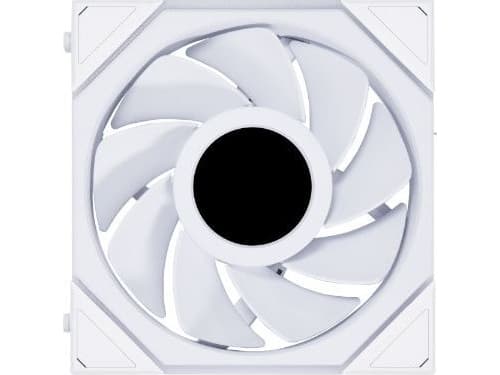 Lian Li UNI FAN TL LCD 120 Reverse Blade - Lådfläkt - med LCD-skärm - 120 mm - vit